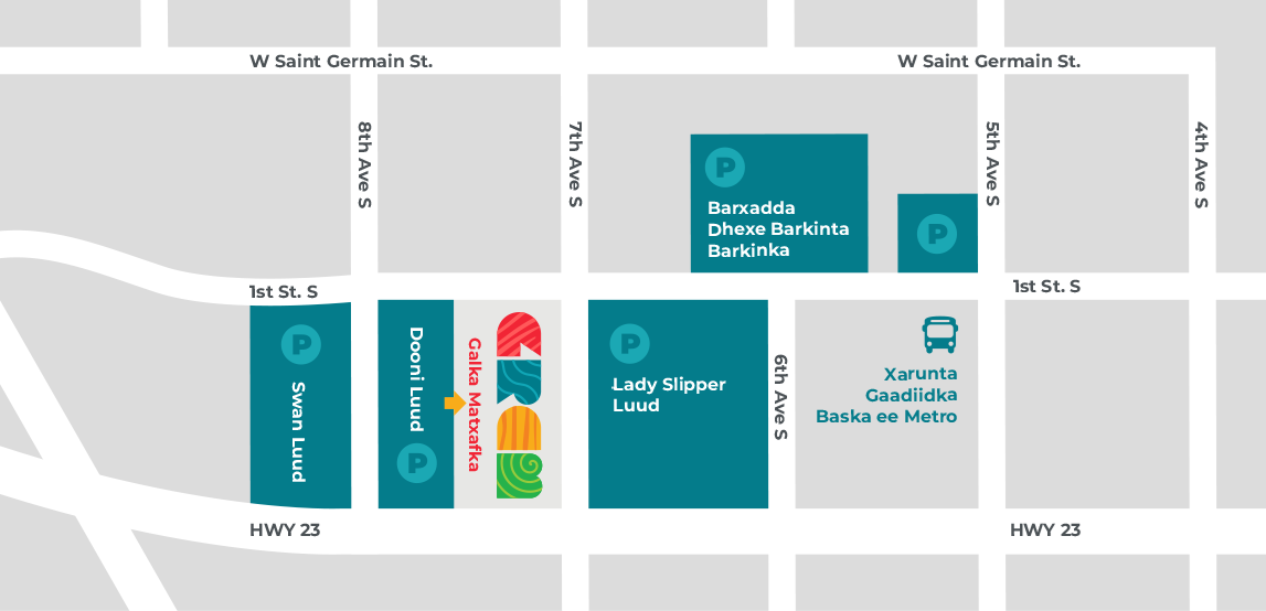 GRCM Parking Map - Somali
